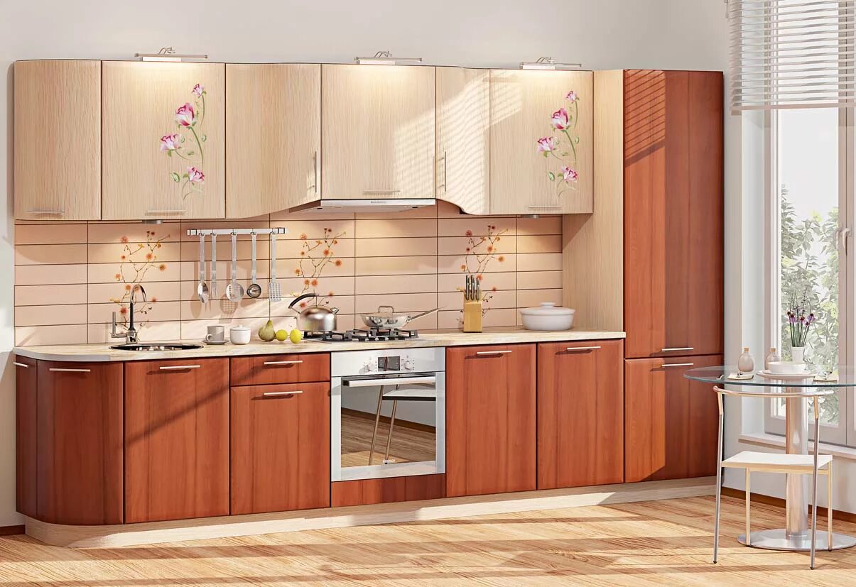 Кухонные стенки фото Кухня Хай-Тек Матовая за 49 250 руб. купить в Москве Фото, цена и описание