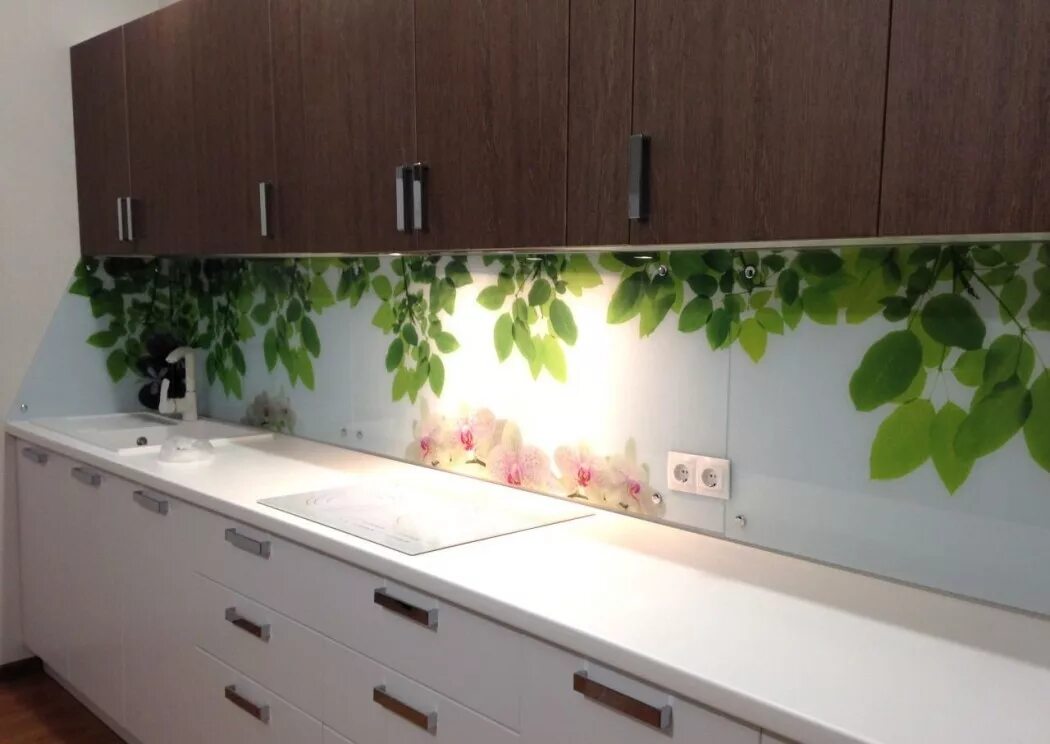 Кухонные стеновые панели фото Фартук ХДФ для кухни: чем отличется от МДФ, как крепить материал, фотопечать на 