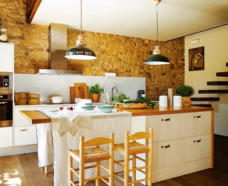 Кухонные стены фото Солнечные интерьеры Испании: Идеи и вдохновение в журнале Ярмарки Мастеров
