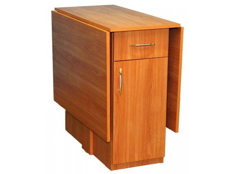 Кухонные стол тумба фото Раскладные столы-тумбы (33 фото): размеры складных тумбочек с ящиками, большие с