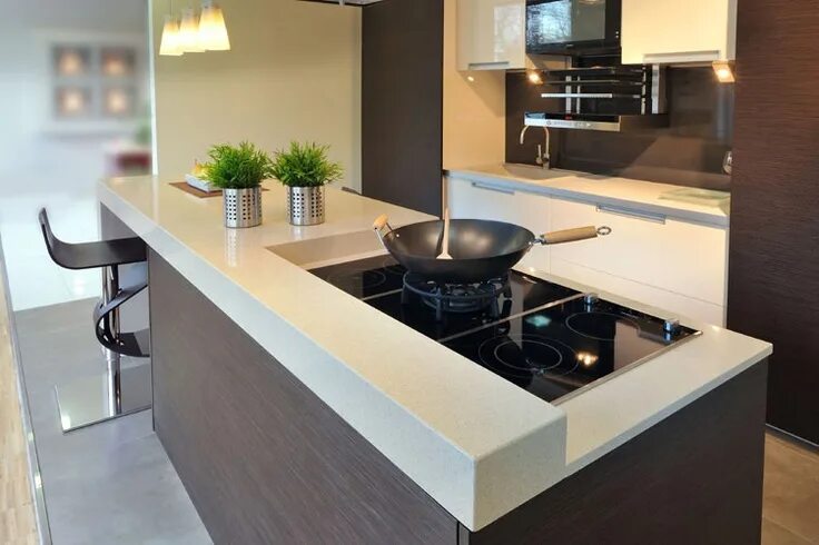 Кухонные столешницы фото Kitchen room design, Kitchen dinning room, Modular kitchen designs