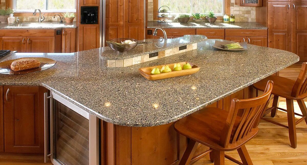 Кухонные столешницы фото Заказать изделия из кварцевого агломерата Cambria Windsor в Москве, цены и фото 