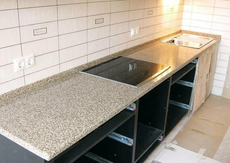 Кухонные столешницы фото Панорама: Кухонный-ремонт - ремонт кухонной мебели, мебель для кухни, ул. Орджон