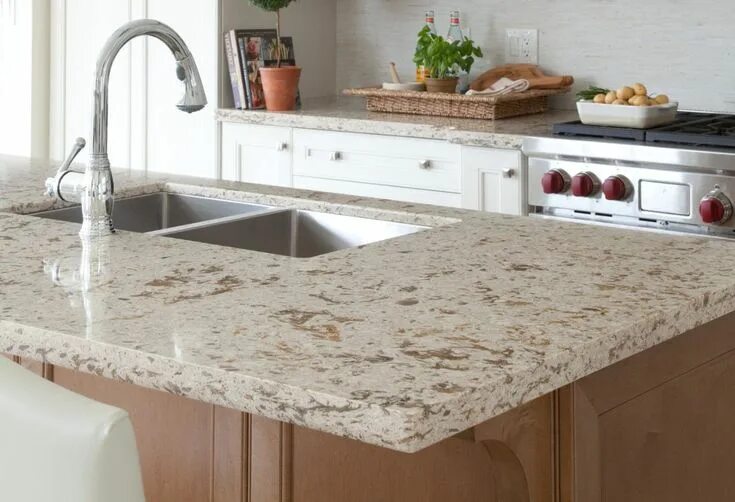 Кухонные столешницы фото Home Quartz kitchen countertops, Home depot countertops, Cambria countertops