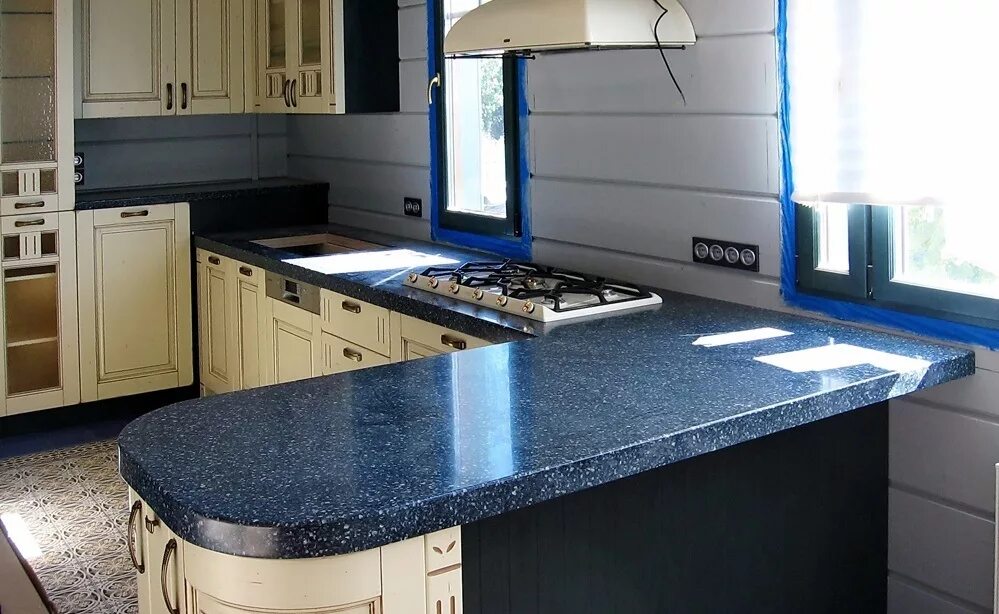 Кухонные столешницы фото цена Купить столешницу из искусственного камня в Москве. Для кухни и в ванную