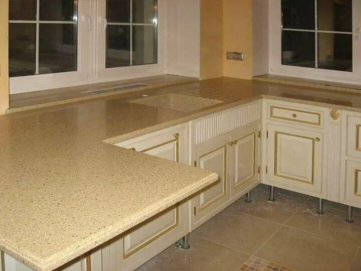 Кухонные столешницы фото цена Установка столешницы