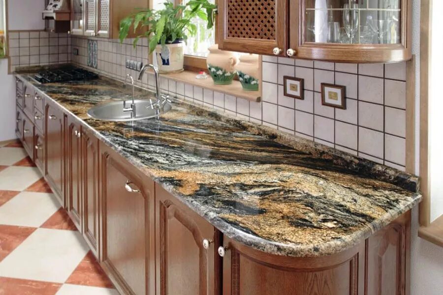 Кухонные столешницы фото цена Столешницы из гранита