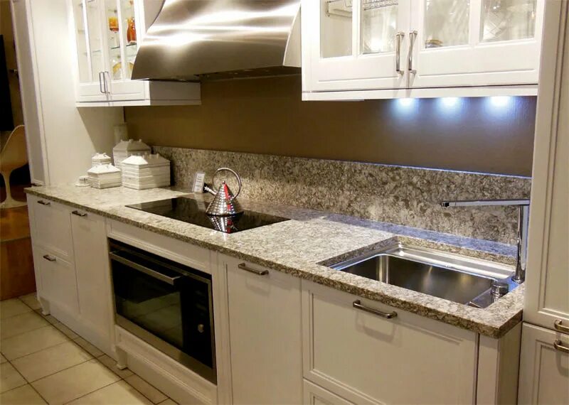 Кухонные столешницы и фартуки фото Кварцевая столешница для кухни: цена, производство