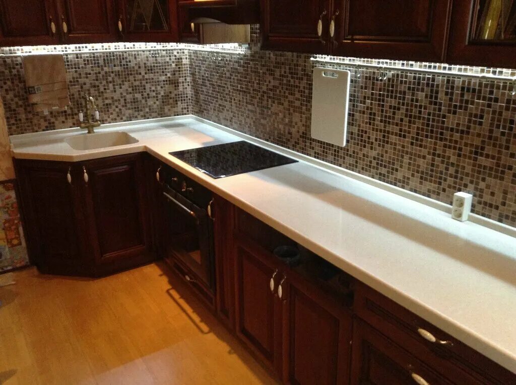 Кухонные столешницы из искусственного камня фото Акрил-Дизайн, изделия из камня, Силикатная ул., 61, Мытищи - Яндекс Карты