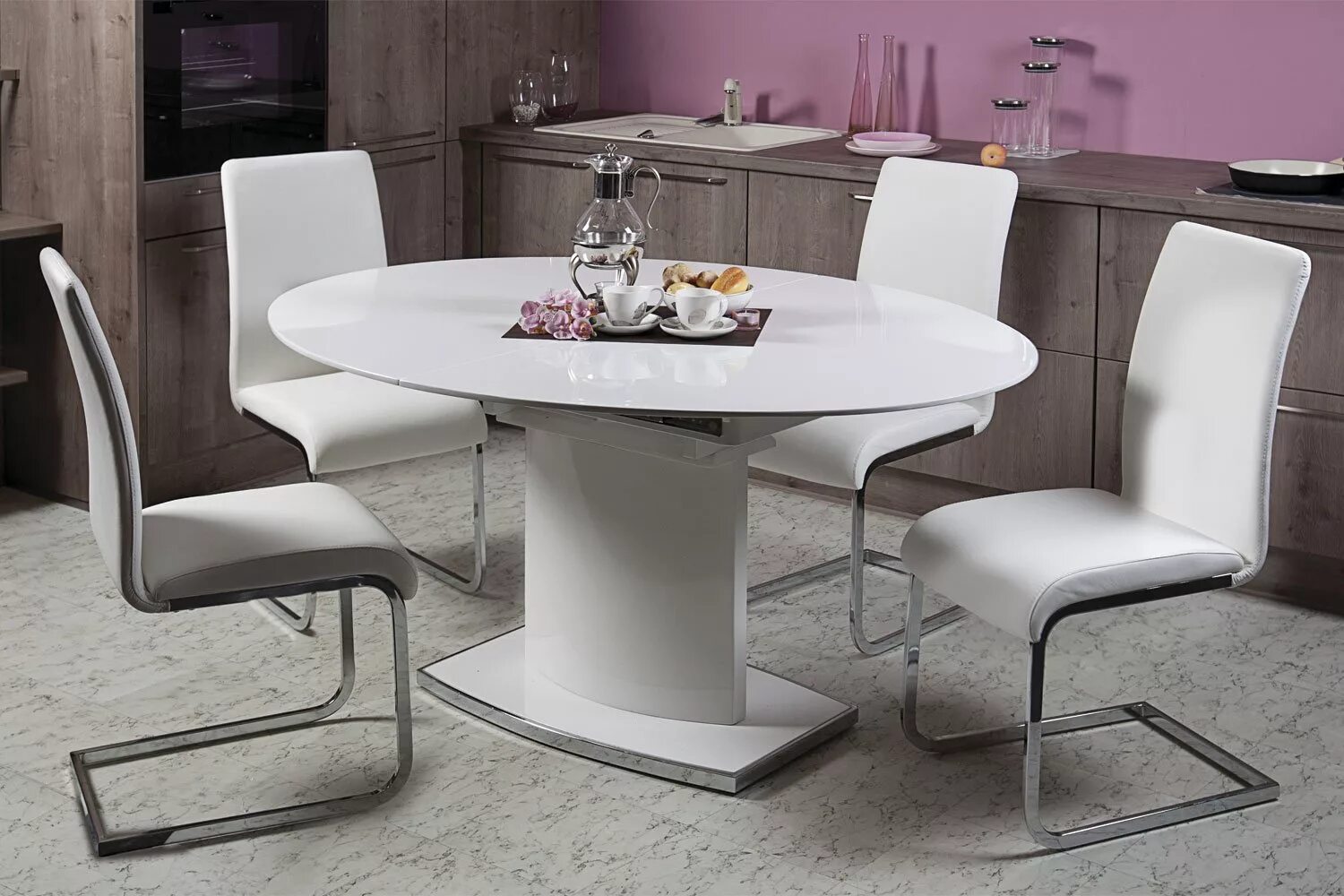 Кухонные столики фото Овальные столы для кухни: 80 фото избранных моделей для кухни