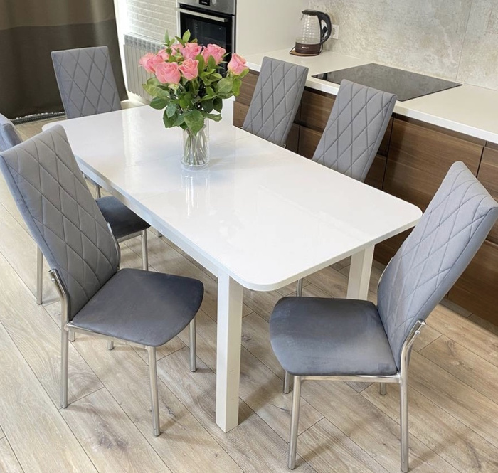 Кухонные столы 2024 модные фото Кухонный Обеденный Угловой Гарнитур - купить в интернет-магазине OZON по выгодно