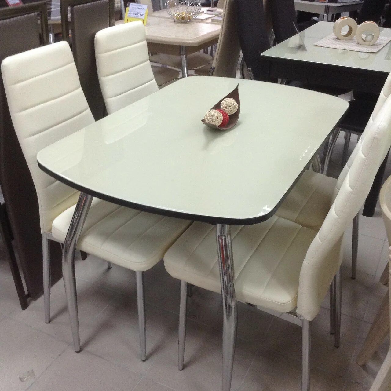 Кухонные столы ами мебель фото и цены Стол Шанхай glass купить в Минске - низкие цены, недорого