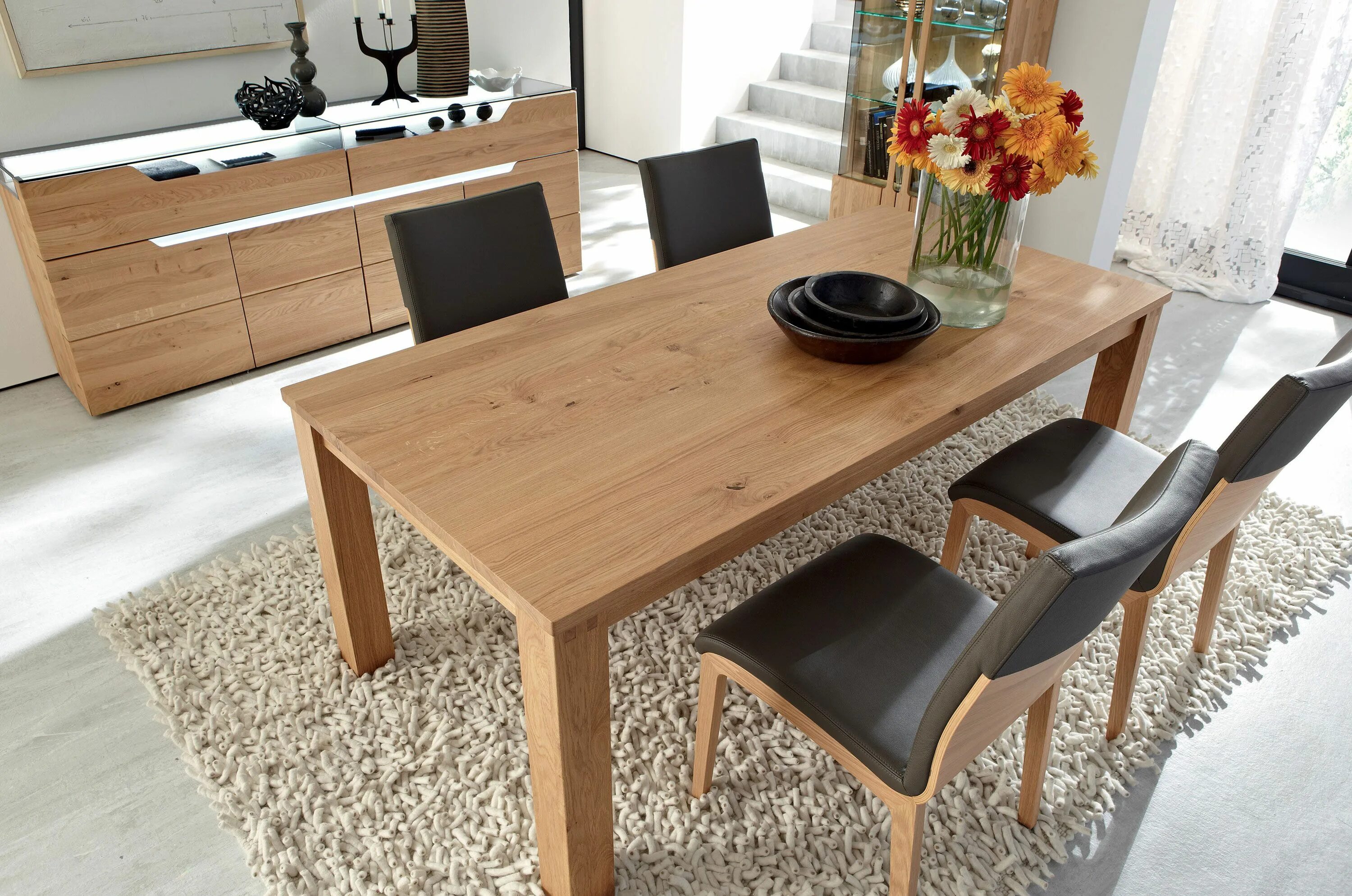 Кухонные столы дерева фото Hulsta Dining Table ET 1800 160cm x 90cm Dining table, Table, Home decor