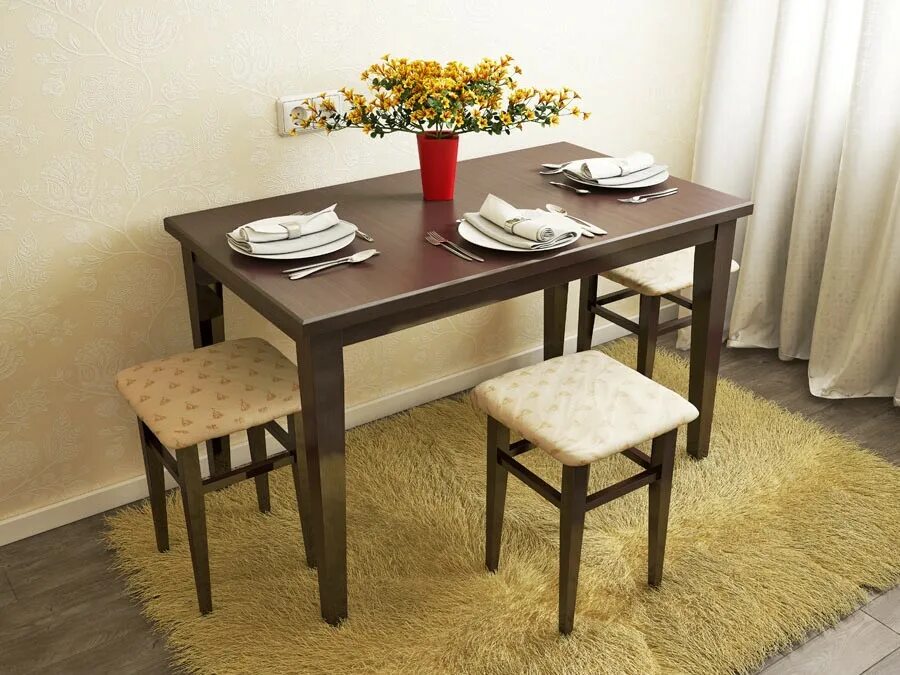 Кухонные столы фото и цены Обеденная группа "Бостон" - Мир Столов И Стульев