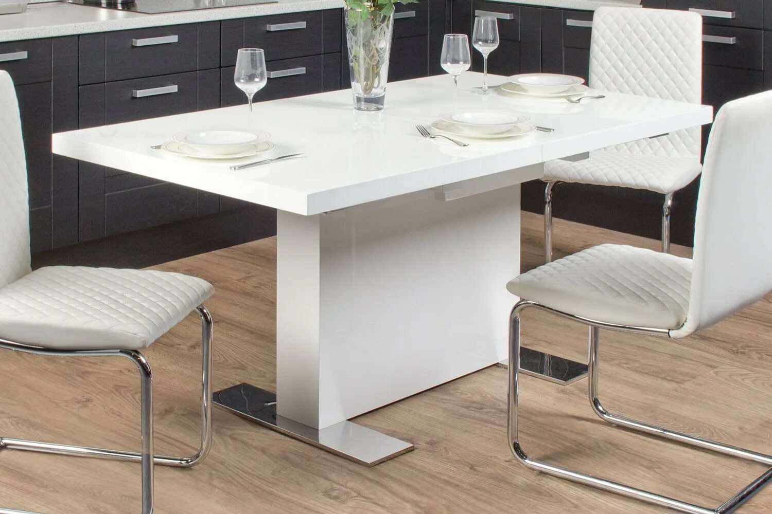 Кухонные столы фото и цены Стол Milano 160х76х90 см - купить по цене 35 999 рублей в интернет-магазине Hoff