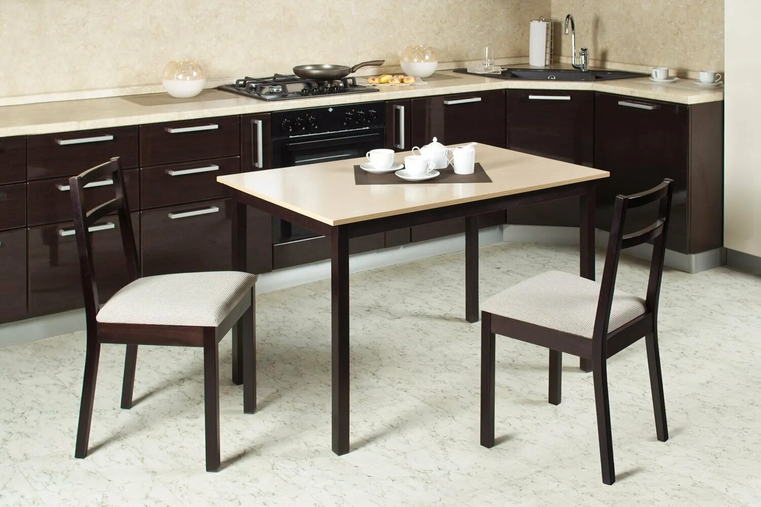 Кухонные столы фото недорого Стол Диез 115х75х73.5 см - купить по цене 0 рублей в интернет-магазине Hoff.ru 8