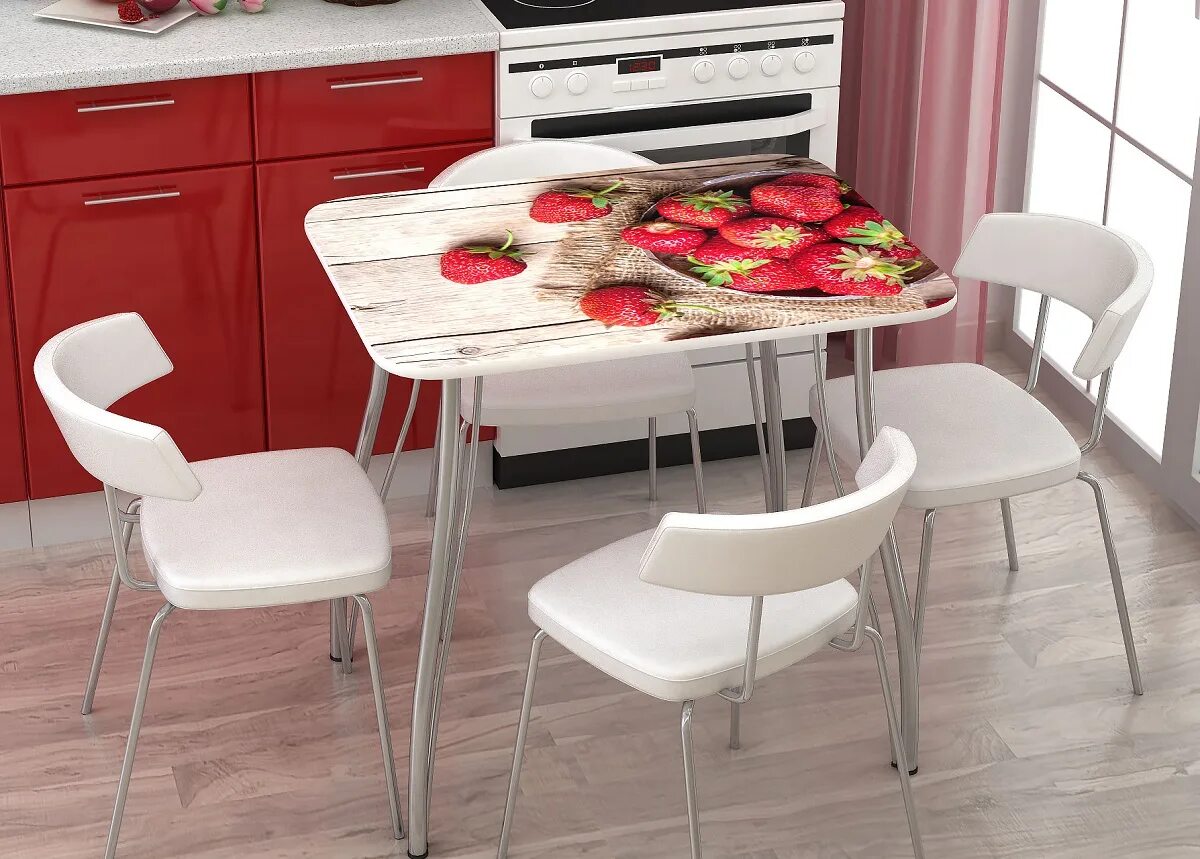 Кухонные столы фото недорого Стол с фотопечатью (Стендмебель) - Мебель Донбасса Купить Столы обеденные в Луга