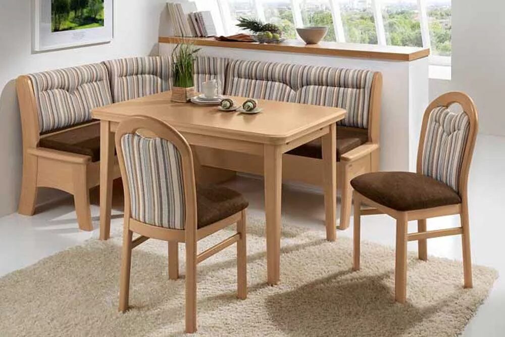 Кухонные столы и диваны фото Кухонные уголки:особенности конструкций