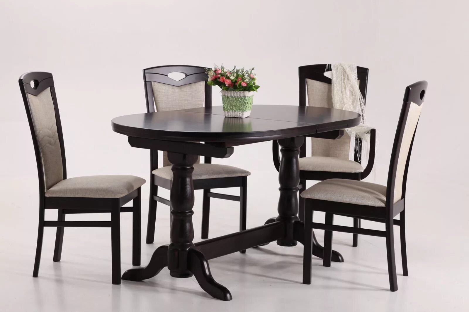 Кухонные столы и стулья фото цены Кухонный стол Гирне 01, стол обеденный деревянный, столы из Бука, Киев, купить с