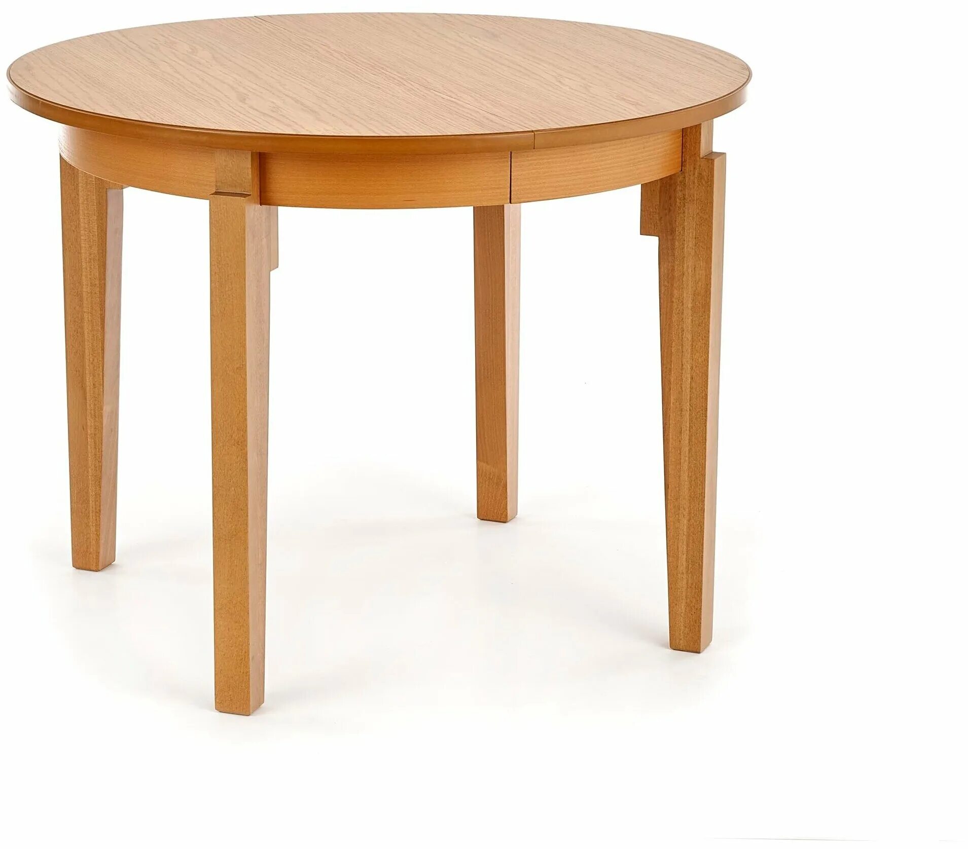 Кухонные столы круглые раздвижные цена фото Стол раскладной HALMAR SORBUS, дуб медовый - графит - купить в интернет-магазине