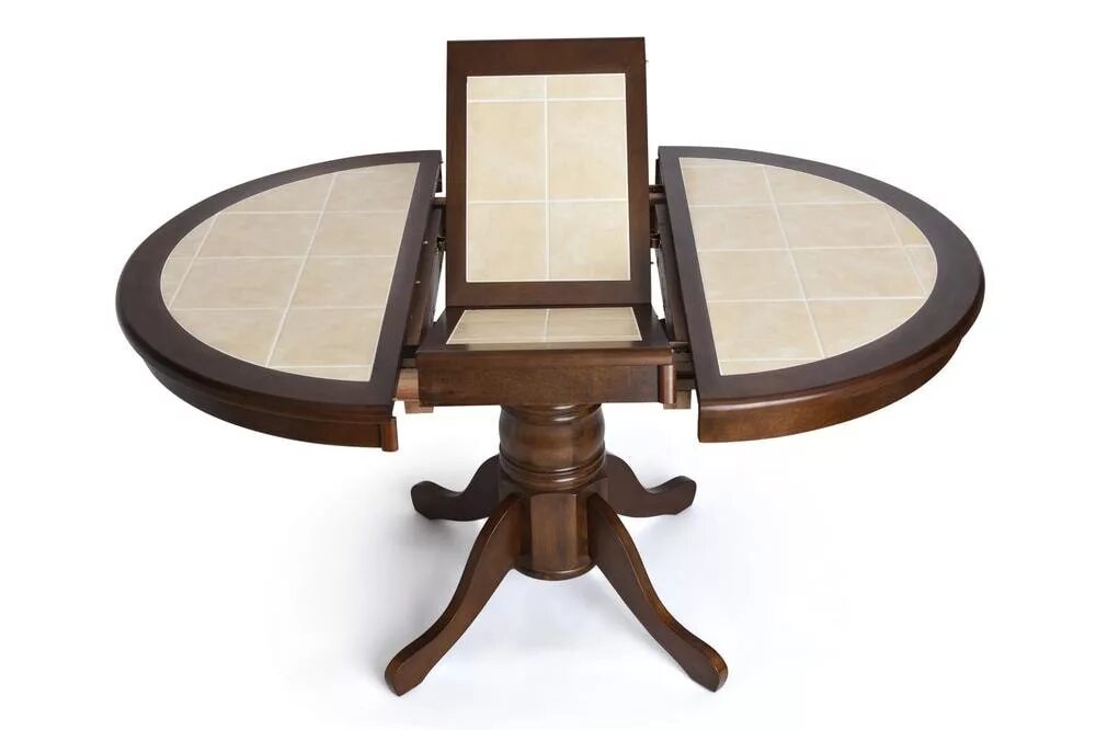 Кухонные столы круглые раздвижные цена фото Стол Tetchair 4257 Dark Oak стол