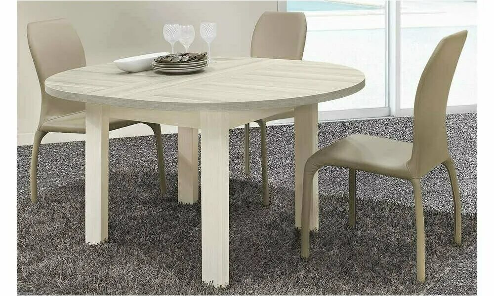 Кухонные столы круглые раздвижные цена фото Столы круглые раздвижные недорогие