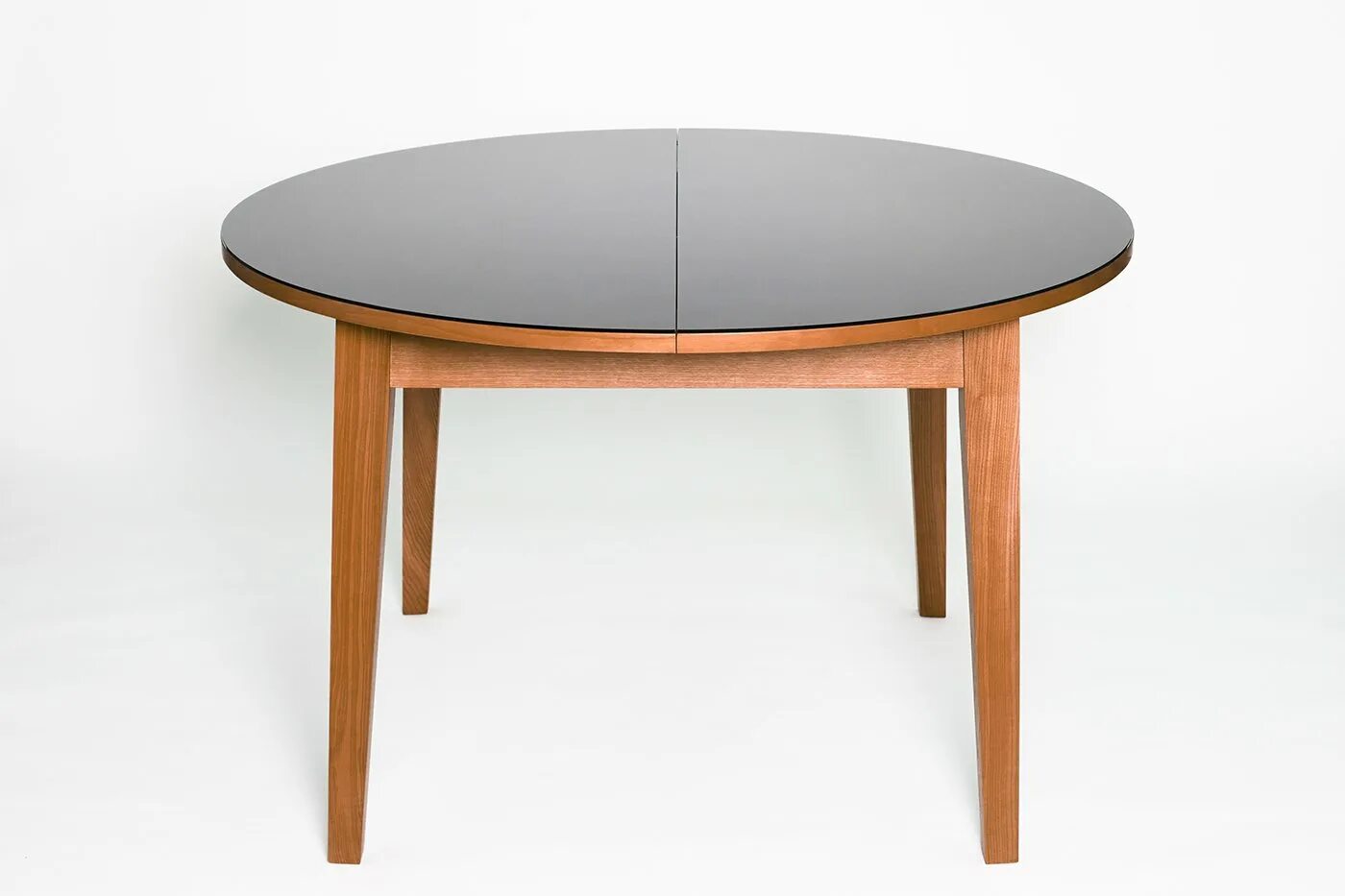 Кухонные столы круглые раздвижные цена фото Стол обеденный круглый 4 ножки - фото