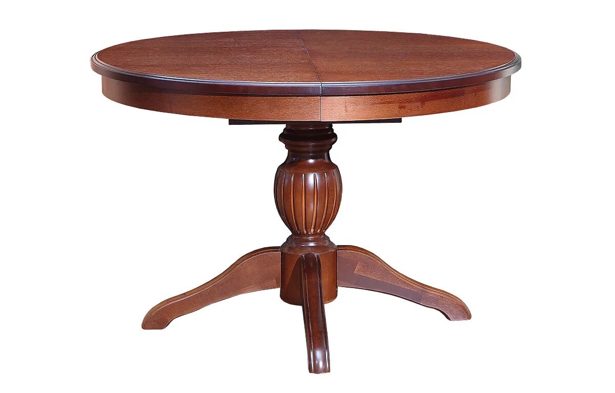 Кухонные столы круглые раздвижные цена фото Купить Стол обеденный круглый раздвижной (массив) в СПб недорого в интернет-мага