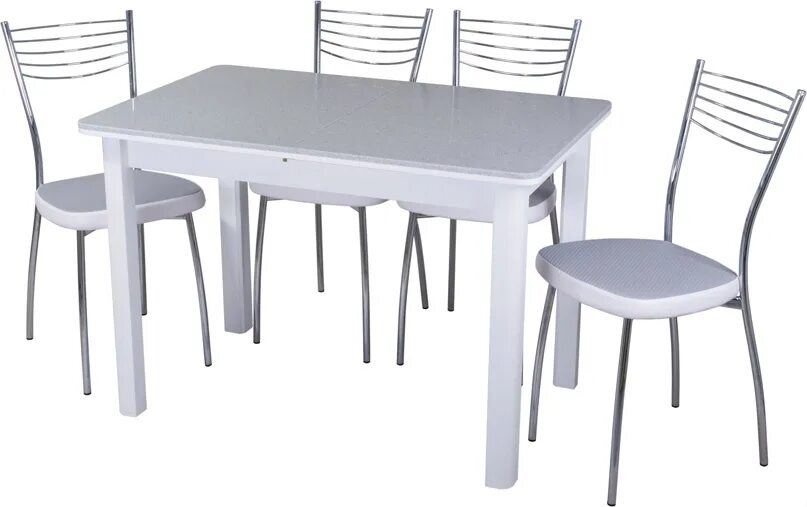 Кухонные столы леруа мерлен фото цены Обеденная группа стол с камнем + 4 стула № 2 - отличный выбор и будет достойной 