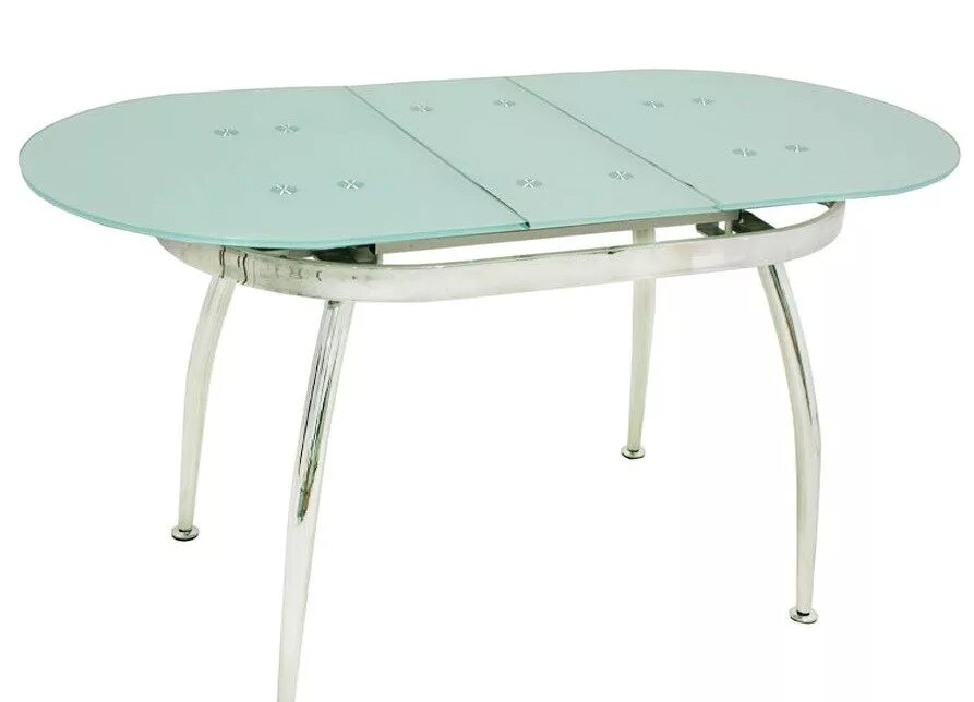 Кухонные столы овальные раздвижные цена фото Стол кухонный стеклянный раздвижной (Фото, Цены, Где купить)