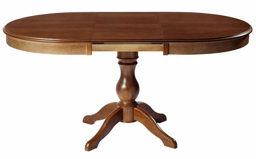 Кухонные столы овальные раздвижные цена фото Стол обеденный круглый раздвижной деревянный - найдено 90 картинок