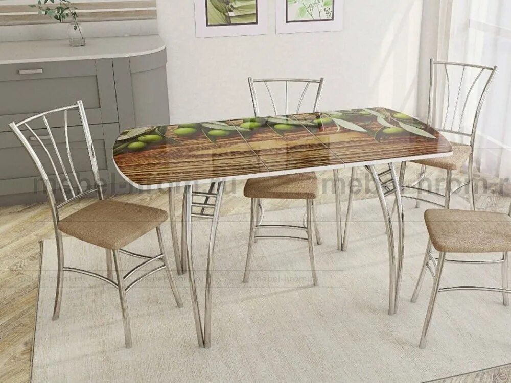 Кухонные столы пенза фото Купить Стул обеденный "Трилогия" (трапеция) в Новосибирске - "Мебель НСК"