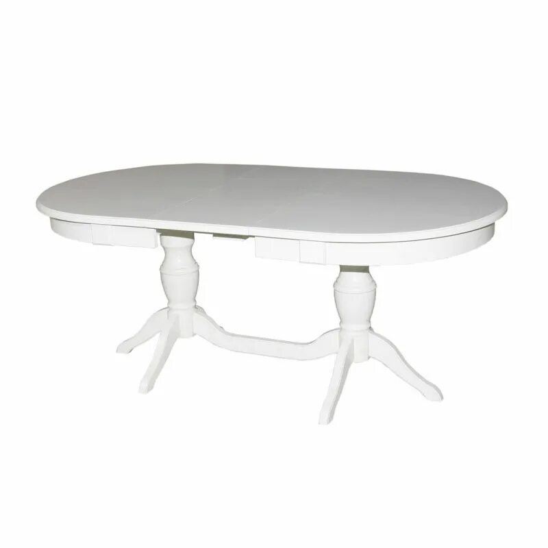 Кухонные столы пинскдрев фото Стол обеденный П 106.08-01 (слоновая кость) Верди 3РД цена, купить