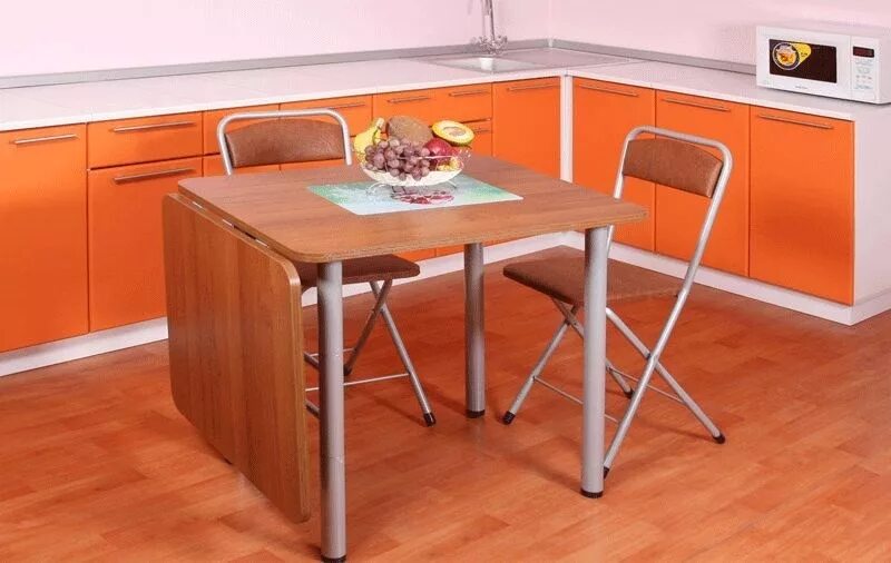 Кухонные столы раскладные для кухни фото Раскладной стол для маленькой кухни: виды, выбор