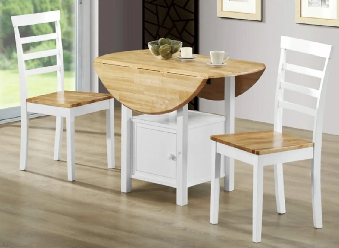 Кухонные столы раскладные для кухни фото Небольшой раздвижной стол