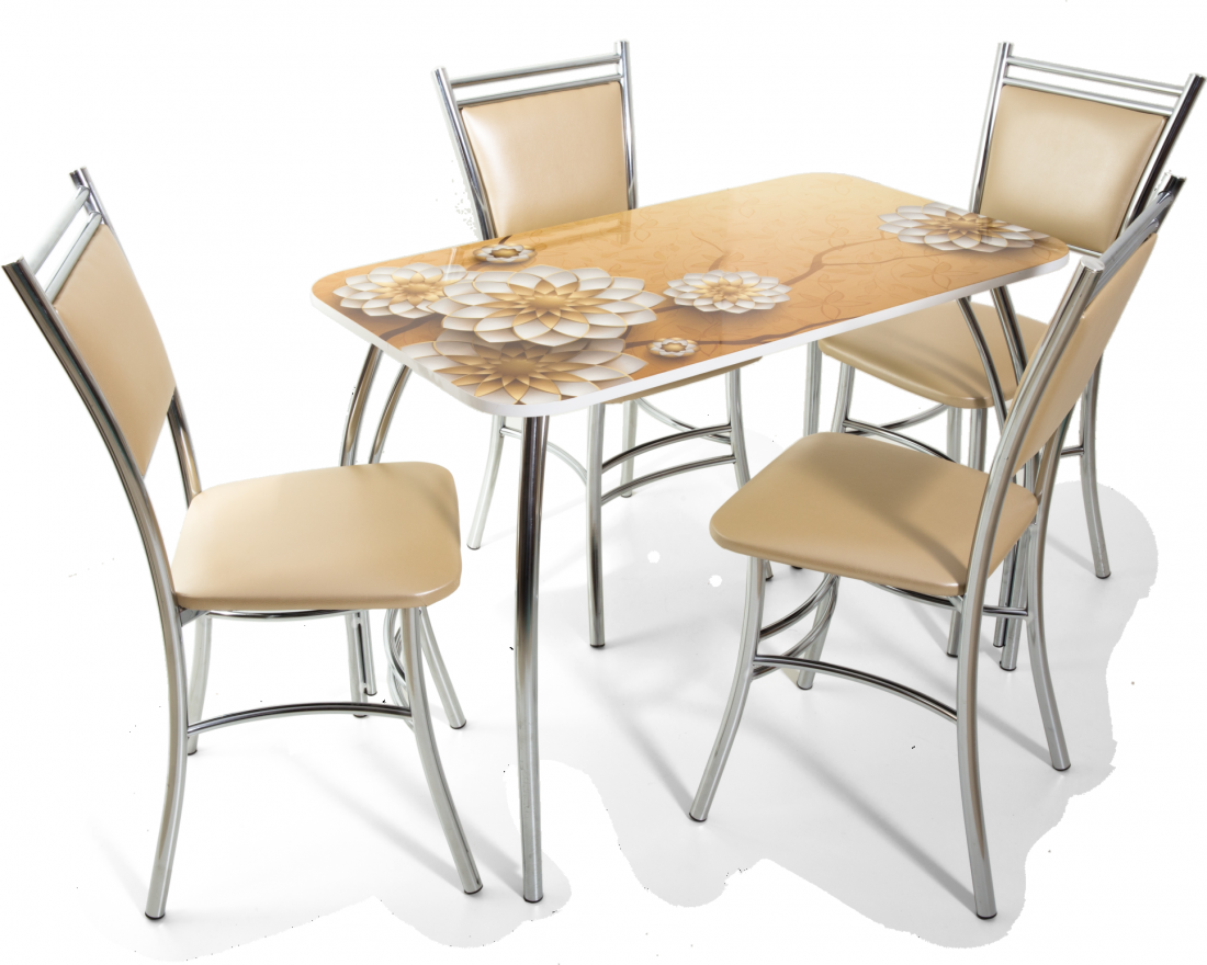 Кухонные столы со стульями фото цены Столы на металлокаркасе купить в Ростове
