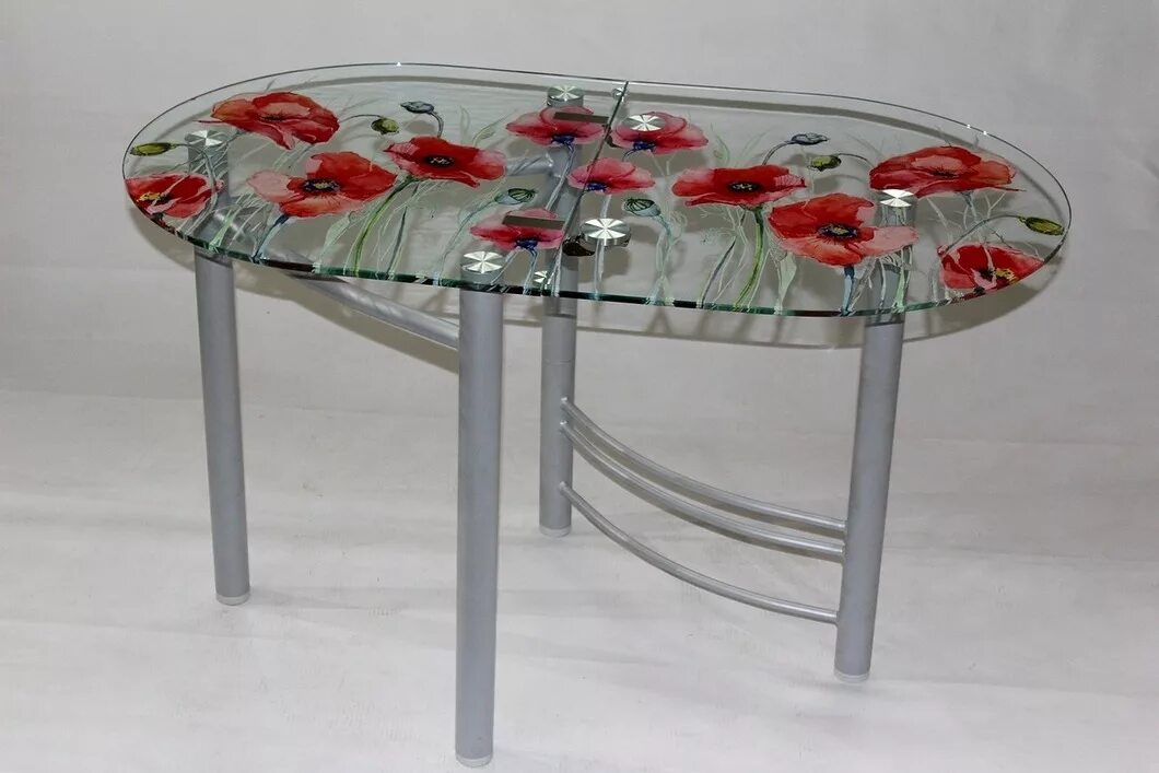 Кухонные столы стекло фото Стеклянные столы для кухни - плюсы и минусы (55 фото)