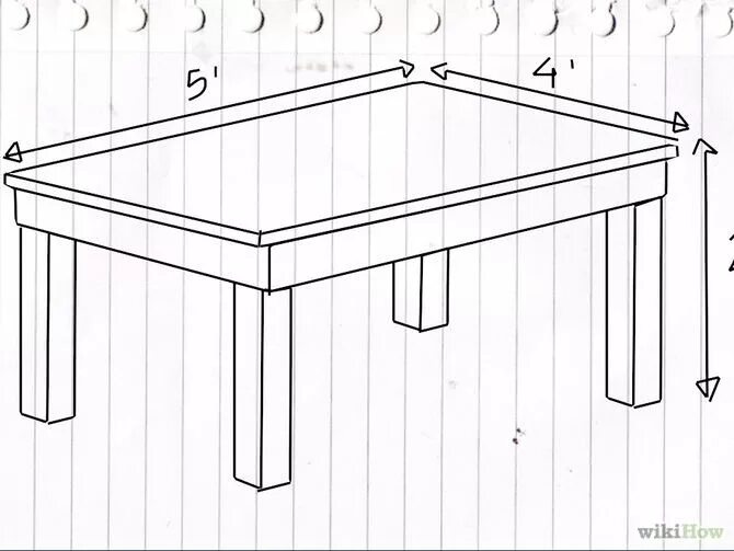 Кухонные столы своими руками чертежи How to Make a Table (with Pictures) - wikiHow Make a table, Table, Woodworking