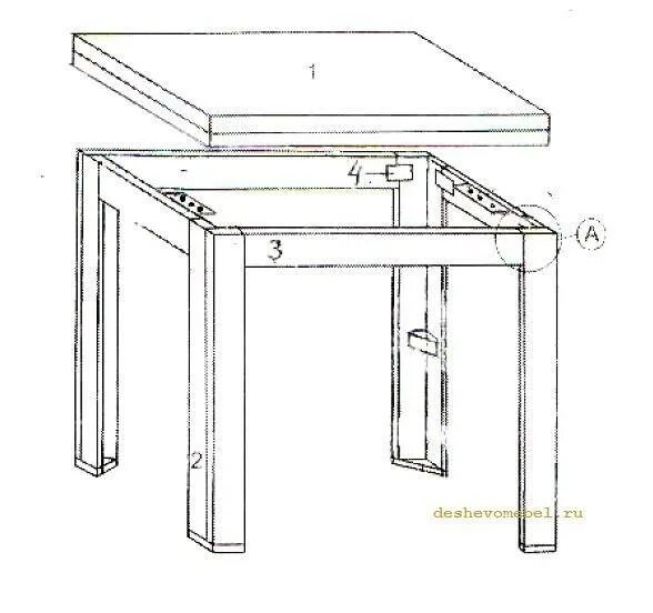 Кухонные столы своими руками чертежи Как собрать кухонный стол инструкция - подготовка и этапы работы