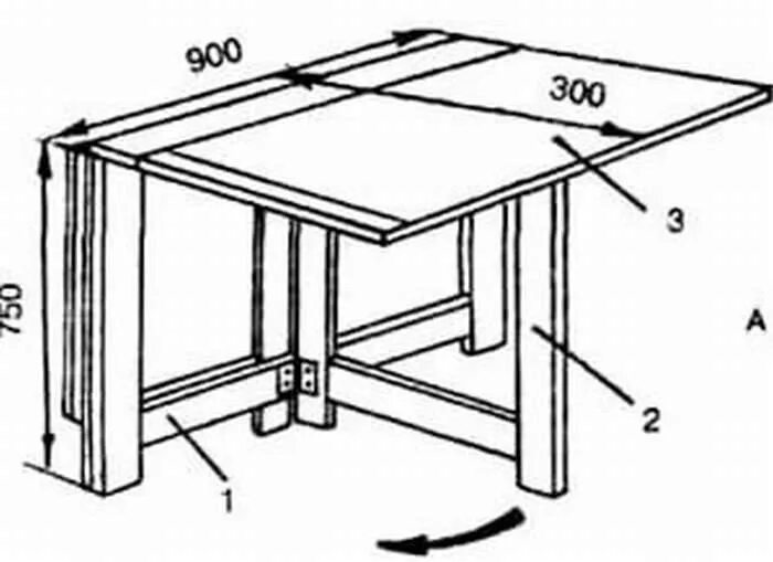 Кухонные столы своими руками чертежи Кухонный стол своими руками: эргономика, компоненты, чертежи, сборка