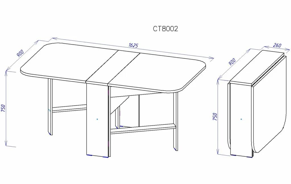 Кухонные столы своими руками чертежи Удобство и практичность в одном изделии - стол-стеллаж трансформер - Сделаем меб