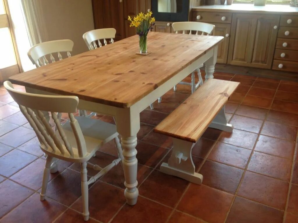 Кухонные столы своими руками фото The Beautiful Antique Farmhouse Kitchen Table Farmhouse dining table, Farmhouse 
