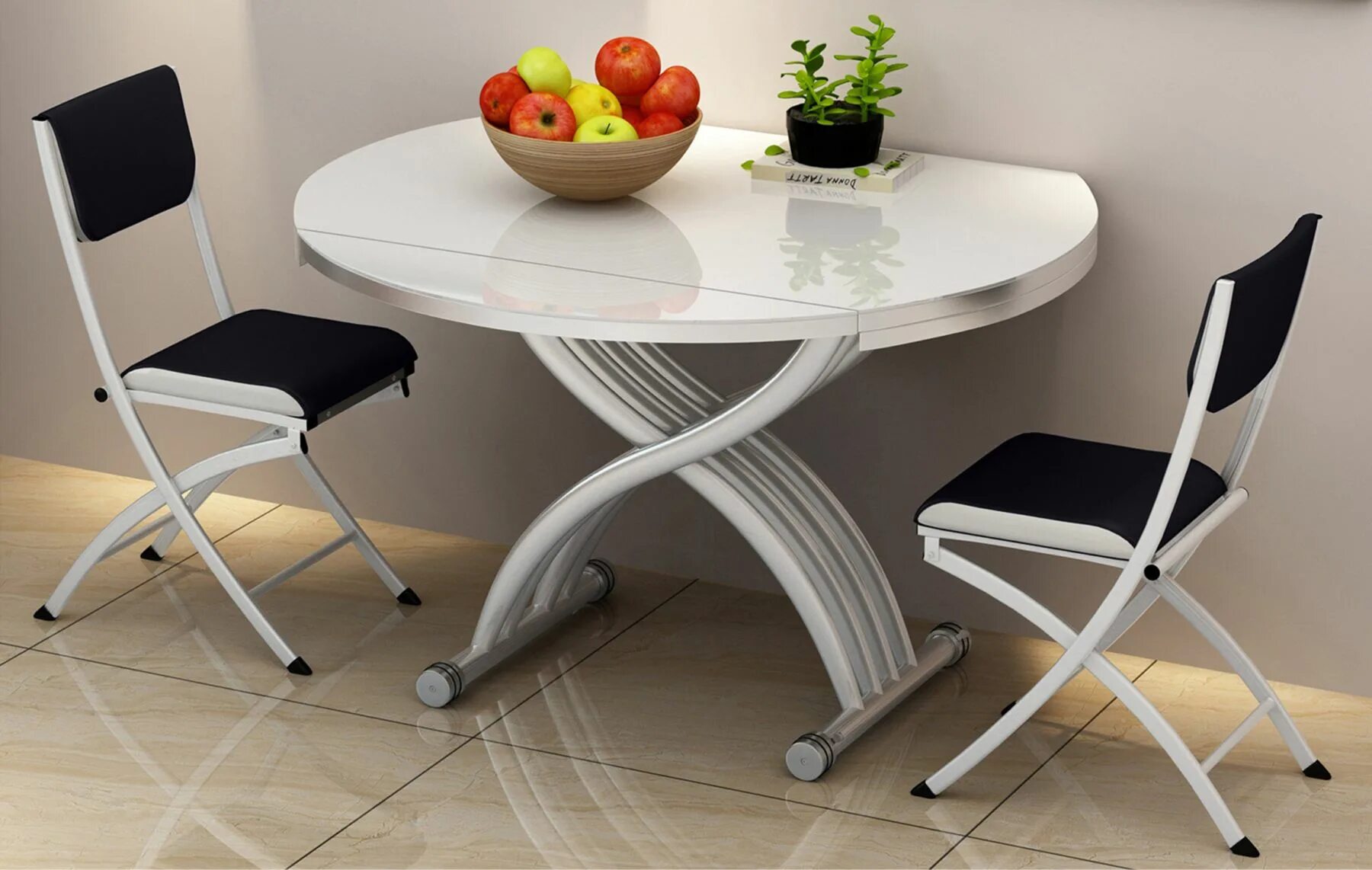 Кухонные столы трансформеры для кухни фото Стол-трансформер N5-1