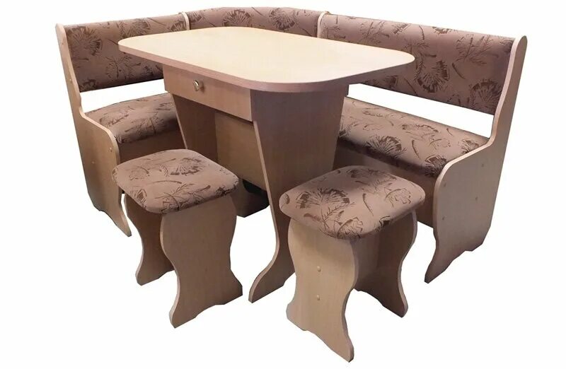 Кухонные столы угловые фото цены Кухонный уголок Оптима (столешница ЛДСП) (пр-м) - купить по цене 13 939 руб. ◈ И