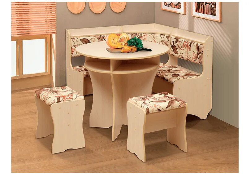 Кухонные столы угловые фото цены Кухонный угловой набор "Уют" - купить по цене 6100 руб. в Казани и Татарстане с 