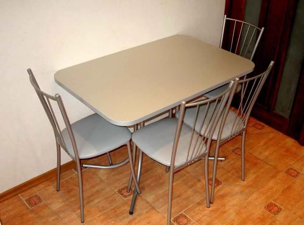 Кухонные столы в гомеле фото Стол кухонный с закругленными углами - CormanStroy.ru