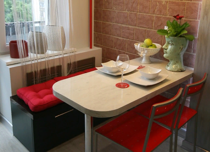 Кухонные столы в интерьере маленькой кухни Какой кухонный стол лучше выбрать для кухни eCookie.ru