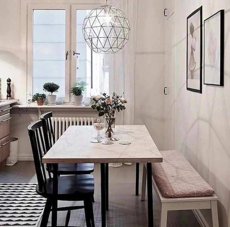 Кухонные столы в интерьере маленькой кухни 90+ Amazing Small Dining Room Decor Ideas #diningroom #diningroomdecor #diningro