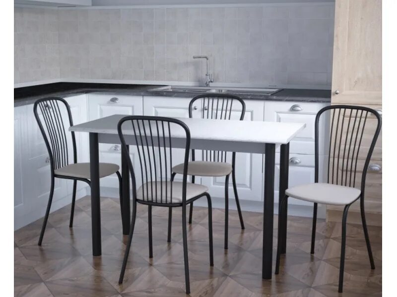 Кухонные столы в леруа фото цена Стул металл "Лира"