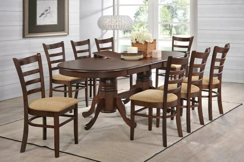 Кухонные столы в леруа фото цена Обеденная группа стол ES 2000 и 6 стульев ES 2000 купить в интернет-магазине Ваш